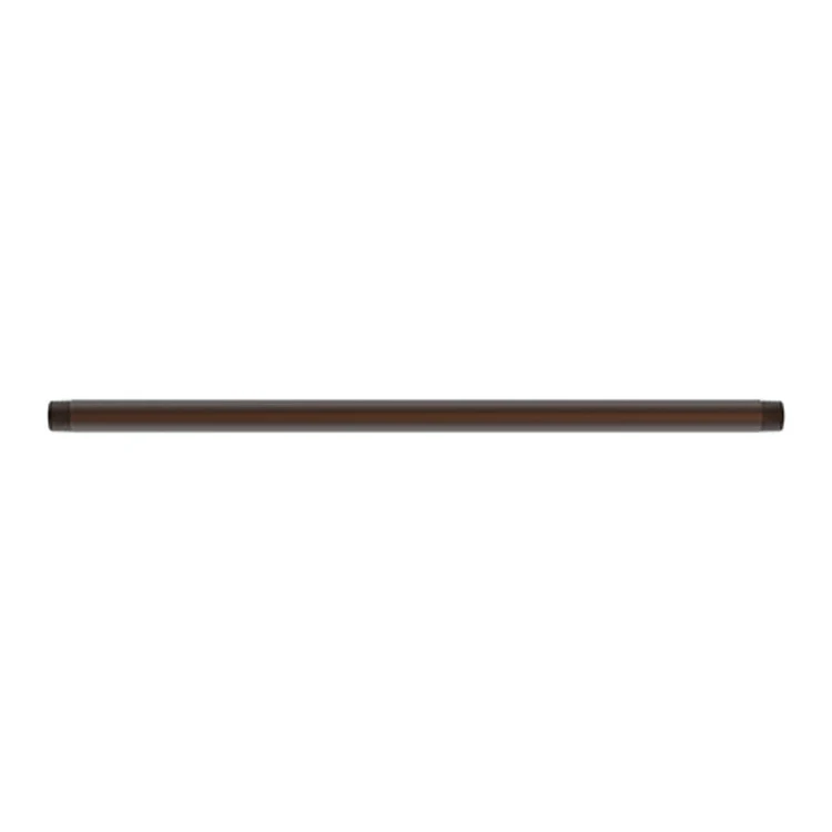 Shower Arm Flat Black 18 Inch 1/2
