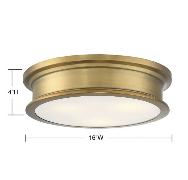 Watkins Three-Light Flush Mount Ceiling Fixture - Frankwebs