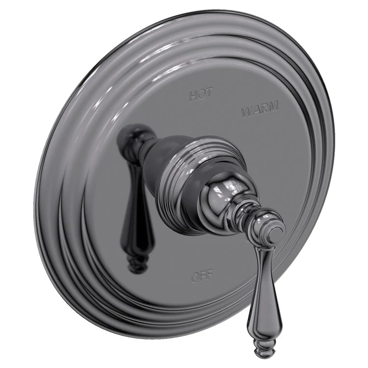 Pressure Balance Valve Trim Seaport Round 1 Lever Polished Brass Uncoated Living ADA Depth 4 Inch - Frankwebs