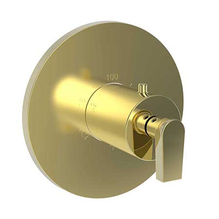 Thermostatic Trim Dorrance Round Plate 1 Lever Satin Bronze PVD ADA for Rough Valve 1-540 Face Plate and Temperature-Adjust Handle Brass - Frankwebs