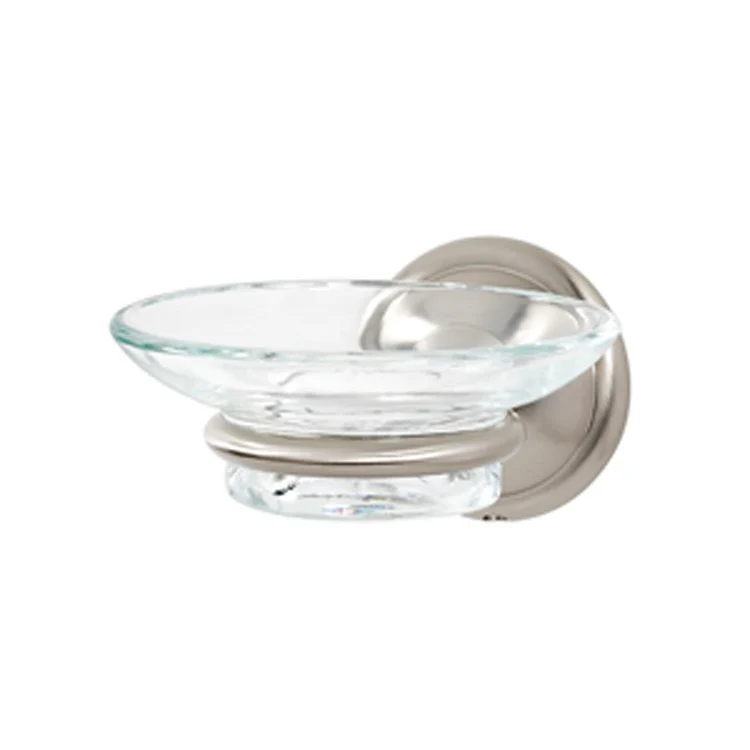 Soap Dish Yale Bath Unlacquered Brass Concealed Wall Mount Round 5-7/16 x 4-1/4 x 2-5/8 Inch - Frankwebs