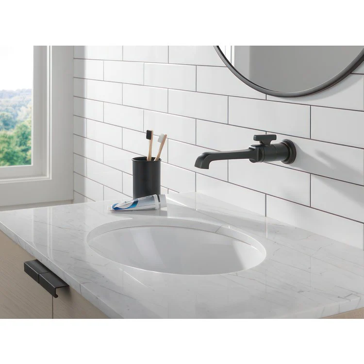 Tetra Single Handle Wall-Mount Bathroom Faucet - Frankwebs
