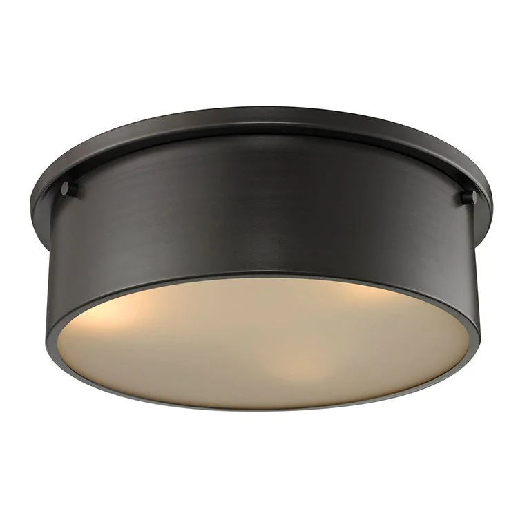 Simpson Three-Light Flush Mount Ceiling Fixture - Frankwebs