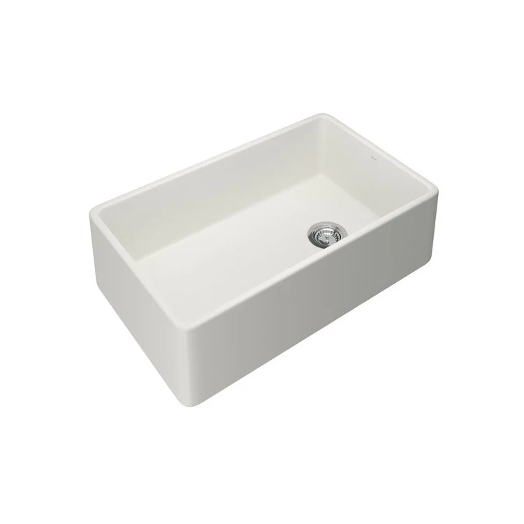 Kitchen Sink Allia 32 Inch Single Bowl Apron Front 1 Hole White Undermount - Frankwebs