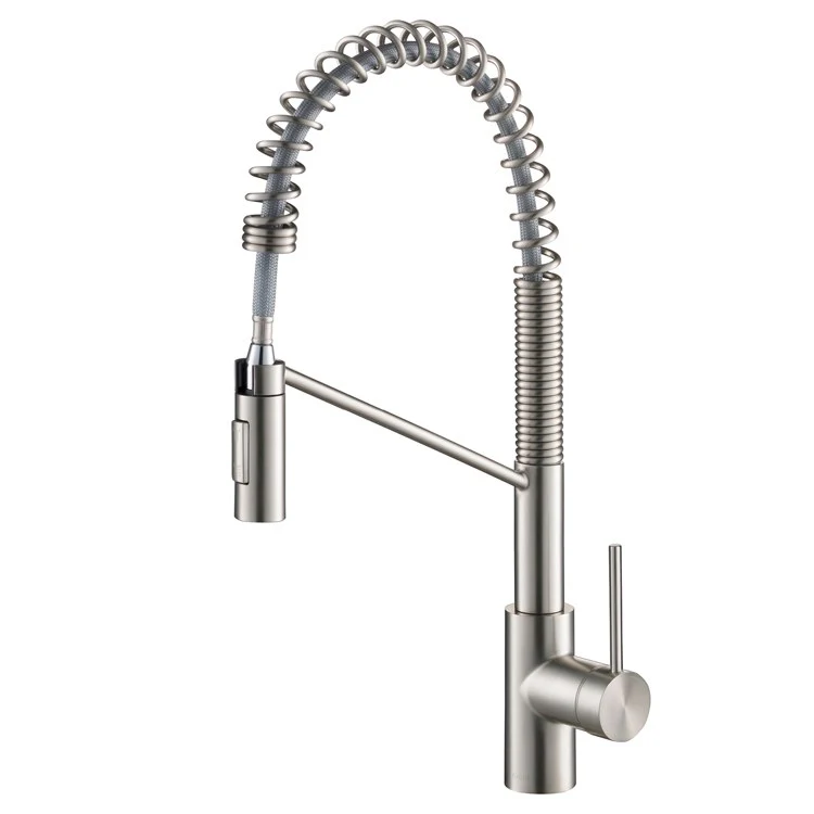 Oletto Single Handle Pull Down Spot Free Commercial Kitchen Faucet - Frankwebs