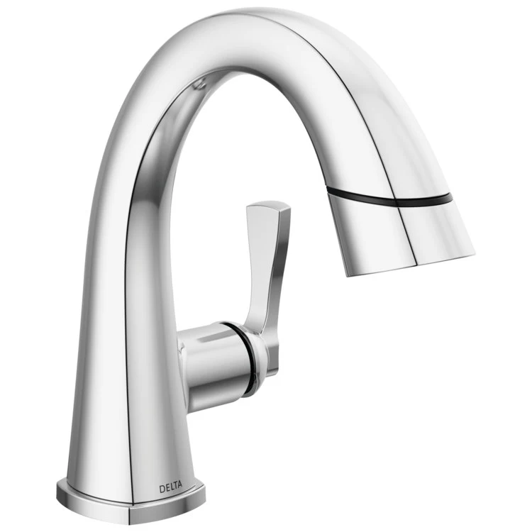Lavatory Faucet Stryke 1 Lever ADA WaterSense Lumicoat Chrome Pull Down 1.2 Gallons per Minute - Frankwebs