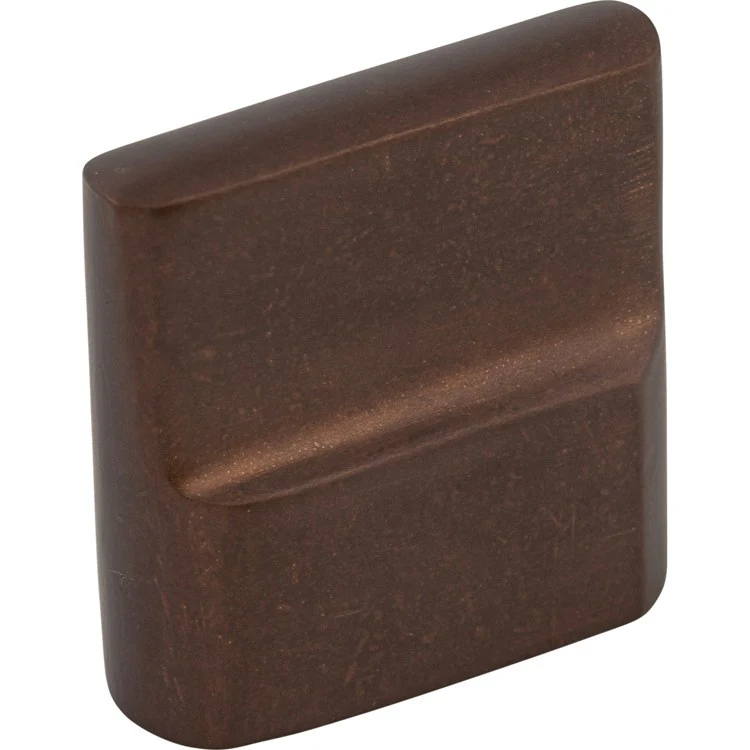 Knob Aspen Flat Sided Mahogany Bronze 1-3/8 x 5/8 x 1-4/9 Inch 1-4/9 Inch - Frankwebs