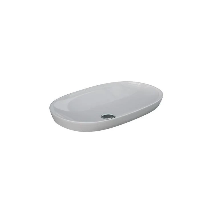 Lavatory Sink Variant Drop In 23-5/8 x 14 Inch Oval White - Frankwebs