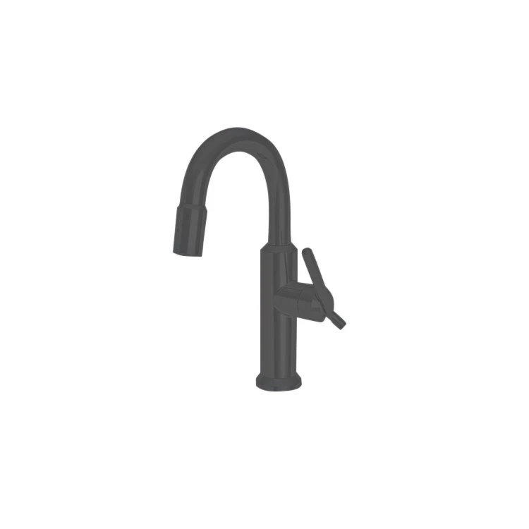 Bar Faucet Jeter 1 Lever ADA Flat Black Pull Down Swivel Brass Spout Height 8-2/3 Inch 1.8 Gallons per Minute - Frankwebs
