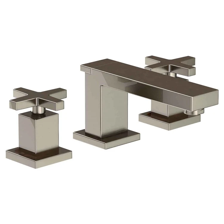 Lavatory Faucet Skylar Widespread 8 to 20 Inch Spread 2 Cross ADA Flat Black 1.2 Gallons per Minute Brass Spout Height 2-1/2 Inch - Frankwebs