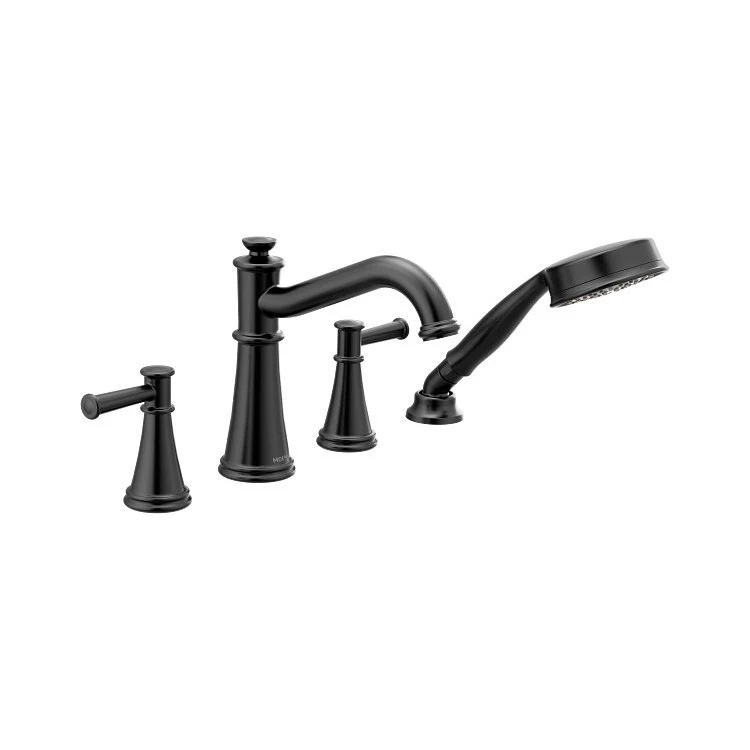 Belfield Two Handle Roman Tub Faucet with Handshower - Frankwebs