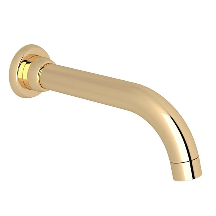 Tub Spout Holborn Tubular Non-Diverter Polished Nickel 16-20 Gallons per Minute Brass - Frankwebs
