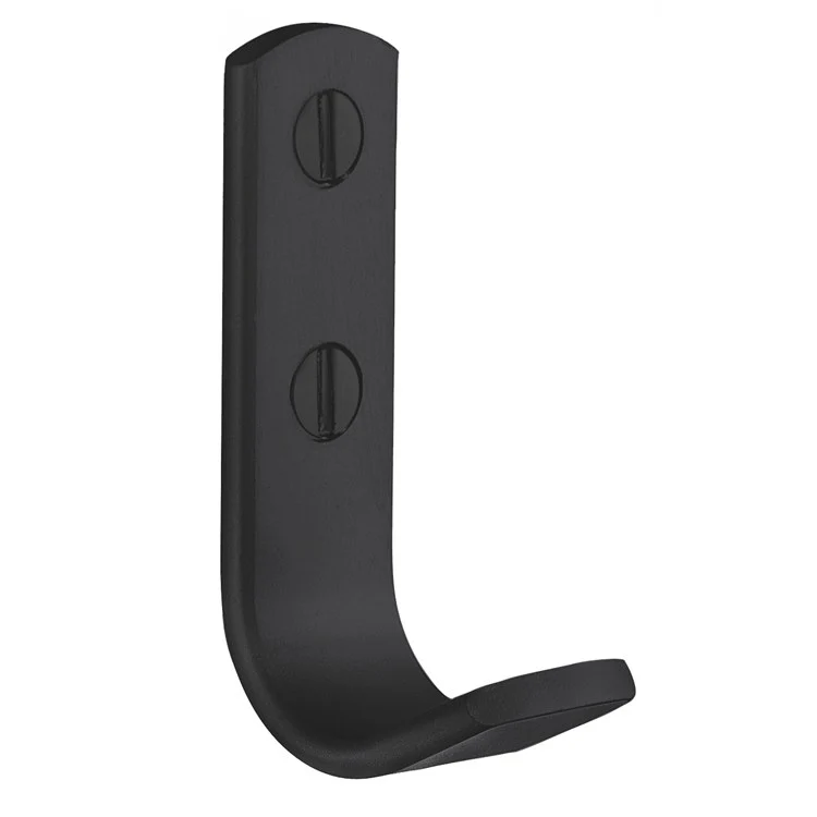 Hook Single Black 3 x 1 x 3 Inch 1 Inch Wall Mount Brass - Frankwebs