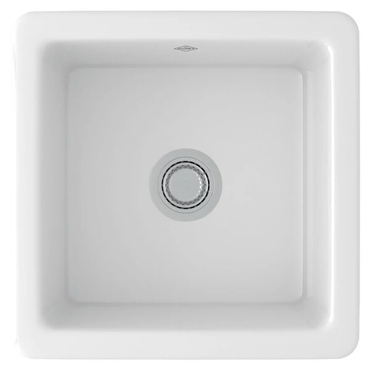 Bar Sink Shaker 18-1/8L x 18-1/8W Inch Single Bowl Food Prep White Undermount/Drop In Square - Frankwebs