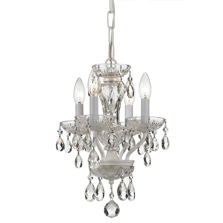 Traditional Four-Light Italian Mini Chandelier - Frankwebs