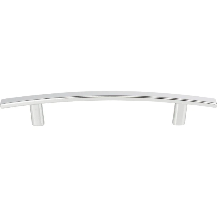 Drawer Pull Atlas Successi Curved Line Brushed Nickel Zinc Alloy 5-1/16 Inch 7-3/4 x 1/2 Inch - Frankwebs