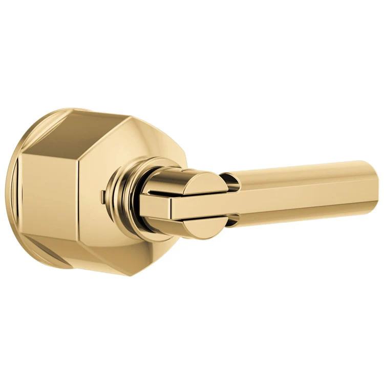 Handle Kit Invari Zinc 1 Lever Brilliance Luxe Gold for Freestanding Tub Filler 2-1/8 Inch - Frankwebs