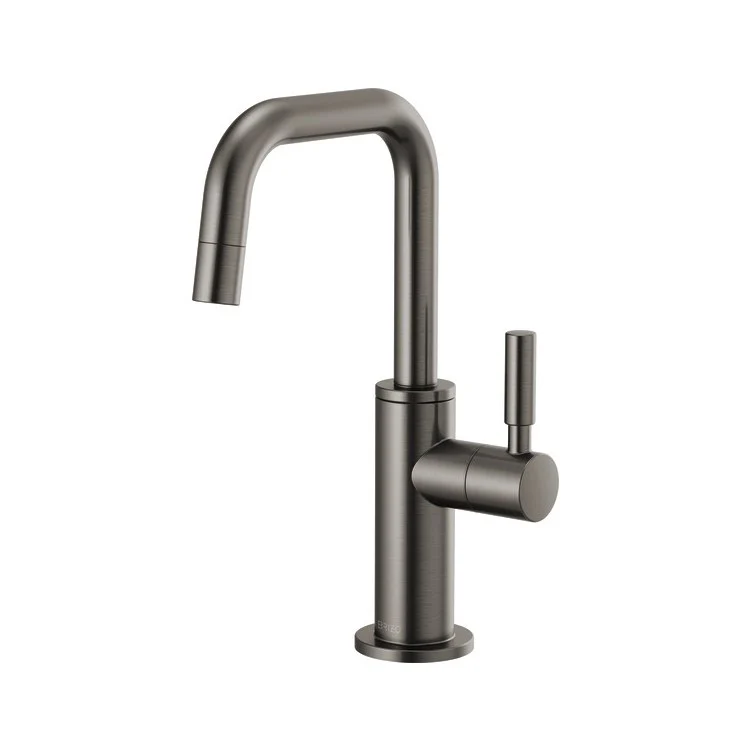 Beverage Faucet Solna Cold Water 1 Lever ADA Brilliance Luxe Gold Square Spout 360 Degree Swivel - Frankwebs