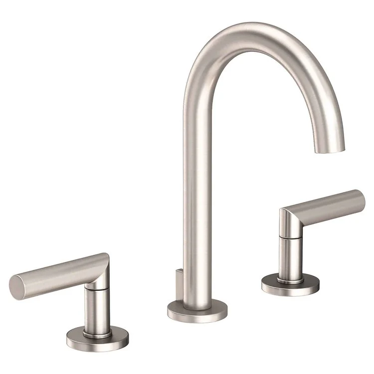 Lavatory Faucet Pavani Widespread 8 to 20 Inch Spread 2 Lever ADA Midnight Chrome 1.2 Gallons per Minute Brass Spout Height 6-1/8 Inch - Frankwebs