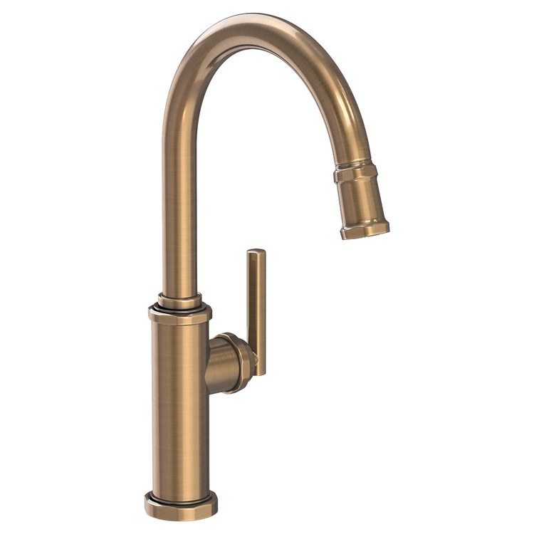 Kitchen Faucet Heaney 1 Lever ADA Matte White Pull Down Spout Height 10-3/4 Inch 1.8 Gallons per Minute - Frankwebs