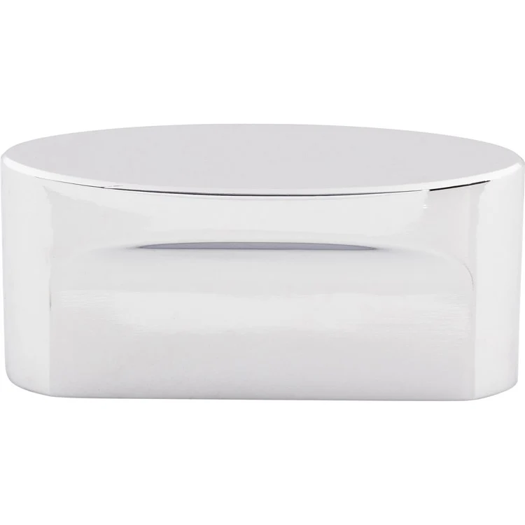 Knob Sanctuary Oval Flat Black Zinc Alloy 2-1/4 Inch - Frankwebs