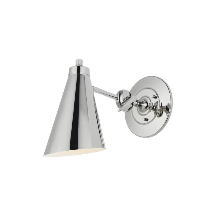 Sconce Signoret Thomas O'Brien Task 1 Lamp Polished Nickel 60 Watts - Frankwebs