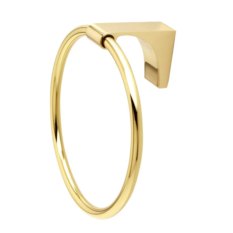 Towel Ring Luna 6 Inch Bronze Brass 2-3/4 Inch - Frankwebs