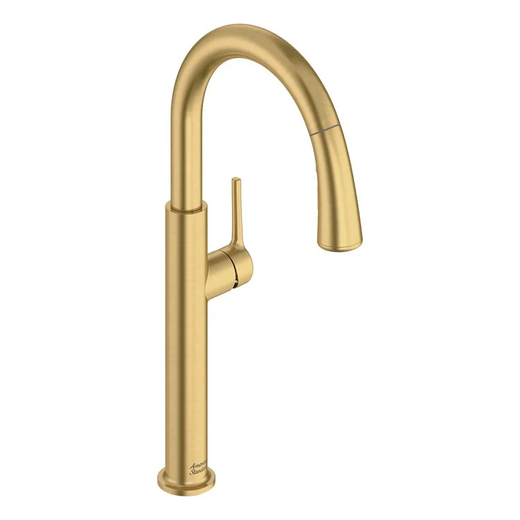 Kitchen Faucet Studio S with Re-Trax System 1 Lever ADA CALGreen/CEC Brushed Cool Sunrise Pull Down Dual Spray Swivel Rotate 360DEG 1 Hole 1.5 Gallons per Minute - Frankwebs