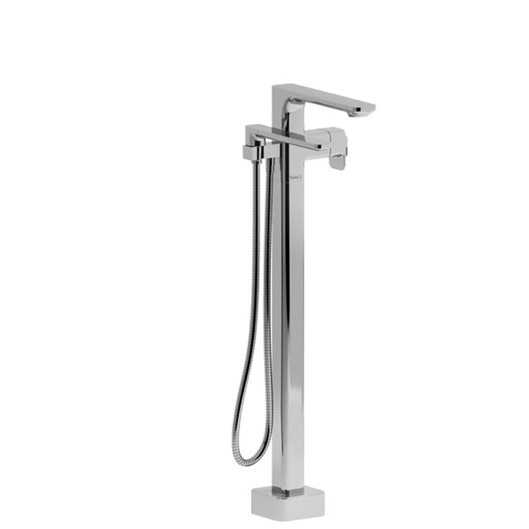Tub Filler Trim Equinox Single Hole Floor Mount Type T 2 Lever Brushed Nickel - Frankwebs