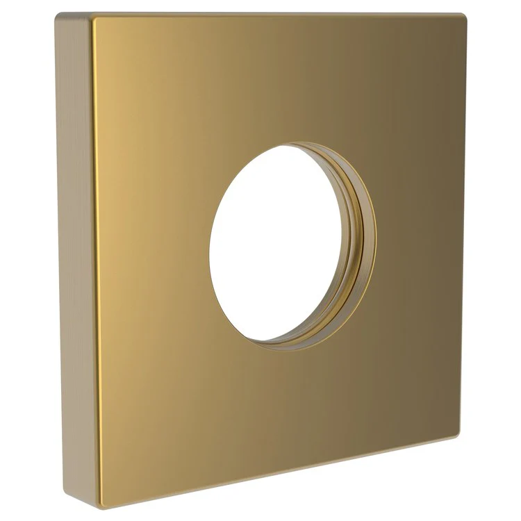 Shower Arm Flange Square Midnight Chrome 2-1/2 Inch Brass - Frankwebs