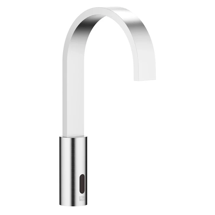 Lavatory Faucet MEM Touchfree Brushed Chrome 1.2 Gallons per Minute Less Drain 1 Hole Infrared Sensor - Frankwebs