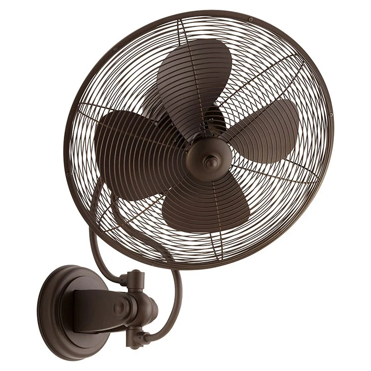 Patio Fan Piazza Wall Mount Blade Size 14 Inch Oiled Bronze 4 Blades Oiled Bronze - Frankwebs