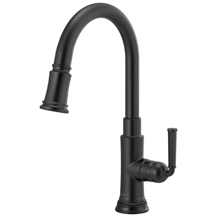Kitchen Faucet Rook SmartTouch Pull Down 1 Lever ADA Brilliance Luxe Gold 1.8 Gallons per Minute - Frankwebs
