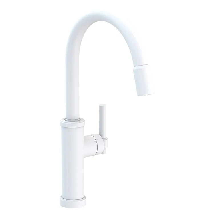 Kitchen Faucet Seager 1 Lever ADA Polished Brass Uncoated Living Pull Down Spout Height 10-4/5 Inch 1.8 Gallons per Minute - Frankwebs