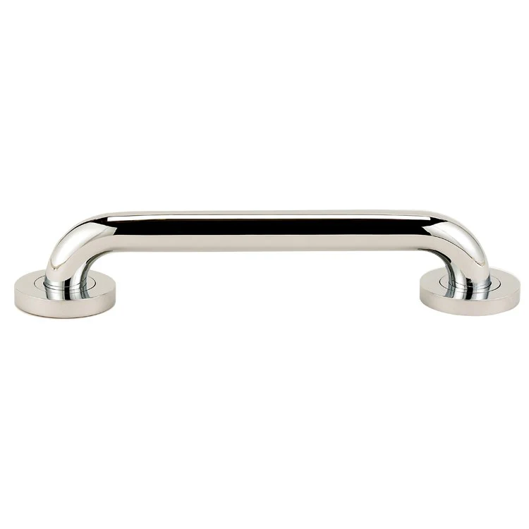 Grab Bar Bracket Contemporary I Bath Round 3 x 3 Inch Satin Nickel Brass ADA - Frankwebs