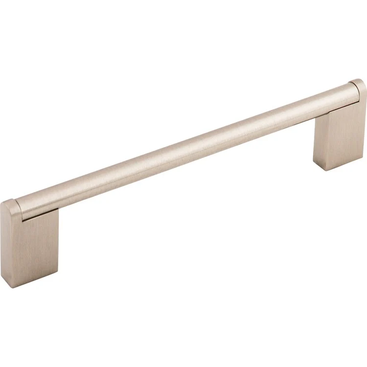 Pull Bar Pulls Princetonian Brushed Satin Nickel Steel 6-1/3 Inch 7-1/8x3/8x1-1/2 Inch - Frankwebs