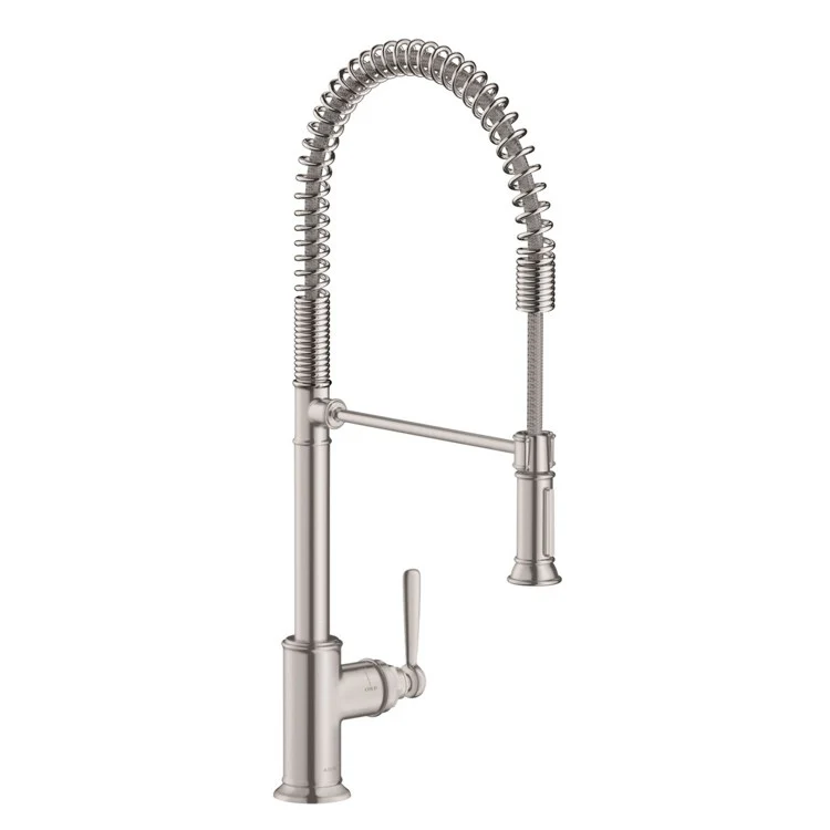 Kitchen Faucet Montreux Semi-Pro 1 Lever ADA Brushed Black Chrome 1.75 Gallons per Minute - Frankwebs