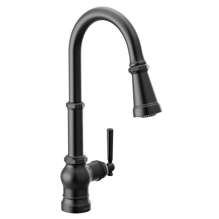 Kitchen Faucet Paterson 1 Lever ADA Chrome High Arc 360DEG 1 Hole 1.5 Gallons per Minute - Frankwebs