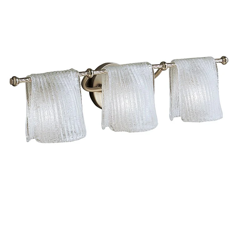 Drapes Three-Light Bathroom Vanity Fixture - Frankwebs