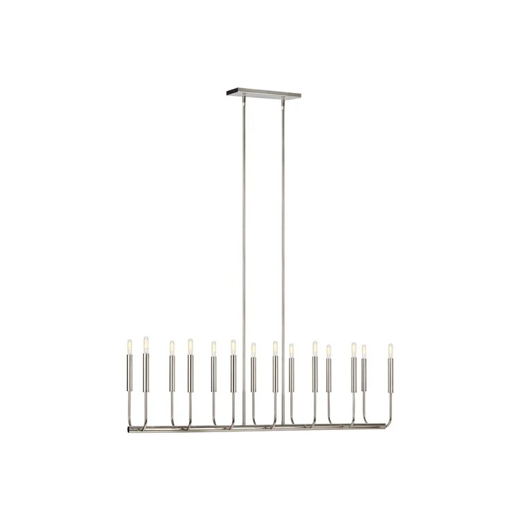 Brianna Fourteen-Light Linear Chandelier by Ellen - Frankwebs