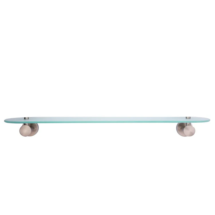 Shelf Plumer Wall Mount Brushed Nickel 28 x 11 x 11 Inch Brass Glass - Frankwebs