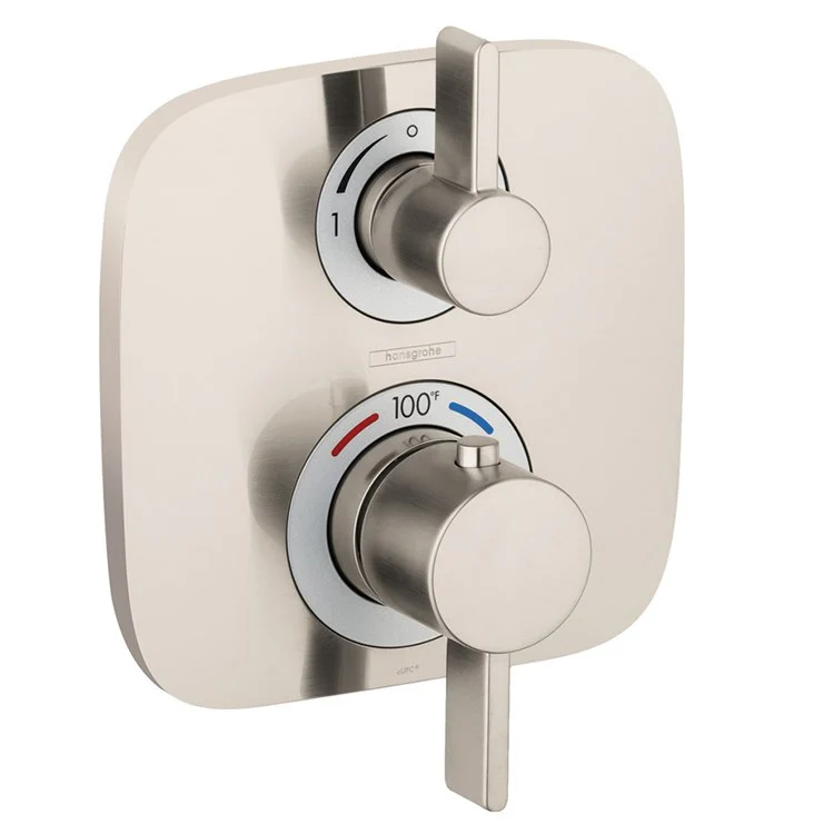 Ecostat E Two Handle Thermostatic Valve Trim with Volume Control and Diverter - Frankwebs