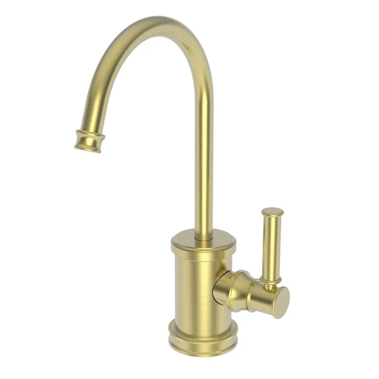 Cold Water Dispenser Taft 1 Lever ADA Gooseneck Polished Gold PVD - Frankwebs
