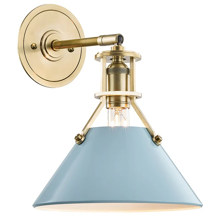 Painted No.2 Single-Light Wall Sconce by Mark D. Sikes - Frankwebs