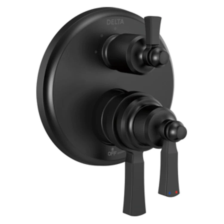 Pressure Balance Valve Trim Dorval Monitor 17 with 3 Setting Diverter 2 Lever Brilliance Champagne Bronze ADA for Requires MultiChoice Universal Rough-In Valve (R22000 Series) - Frankwebs