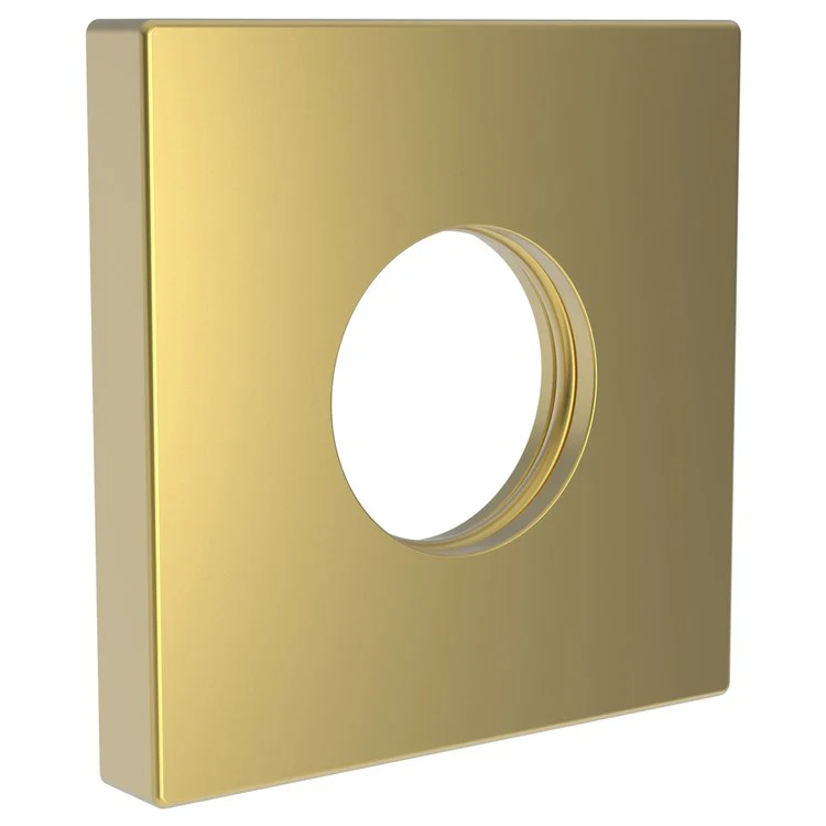Shower Arm Flange Square Midnight Chrome 2-1/2 Inch Brass - Frankwebs