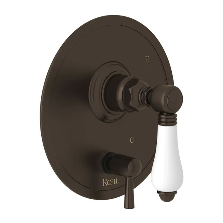 Pressure Balance Valve Trim with Diverter 1 Porcelain Lever Satin Nickel 5.5 Gallons per Minute - Frankwebs