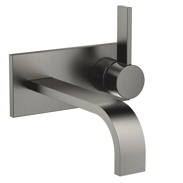 Lavatory Faucet MEM Wall Mount Mixer 1 Lever ADA WaterSense Chrome 1.2 Gallons per Minute Less Drain 2 Hole - Frankwebs