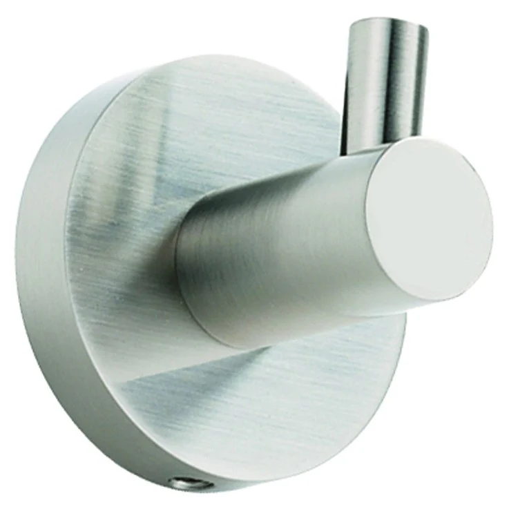 Robe Hook Contemporary I Bath Satin Nickel 2 Inch 1-3/4 Inch Wall Mount Brass - Frankwebs