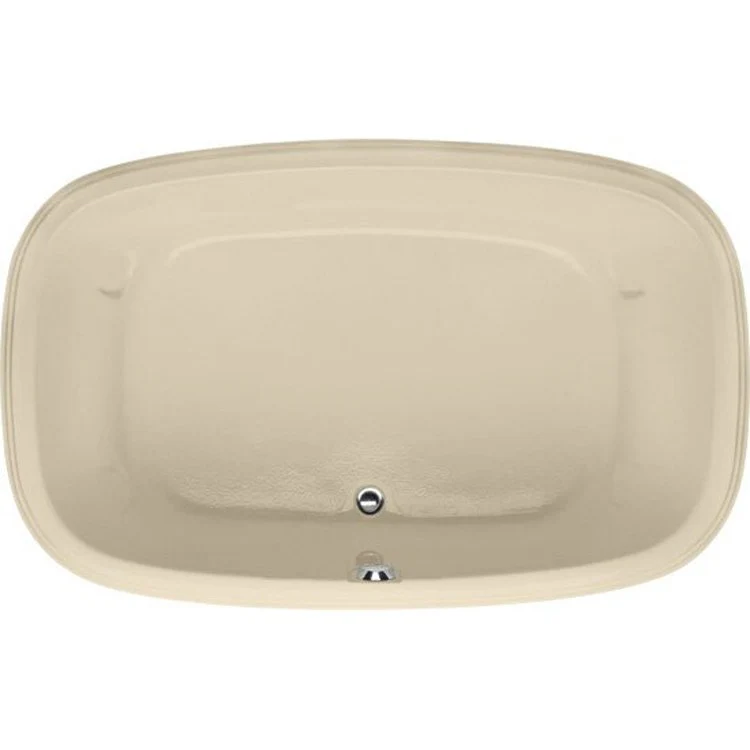 Soaking Tub Designer Collection Sylvia 60 x 38 Inch Drop-In Tub Only Side Center Bone Acrylic - Frankwebs